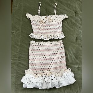 English Factory Smocked Matching Set